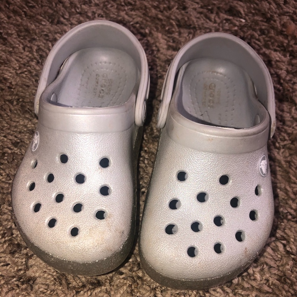 Sparkle crocs